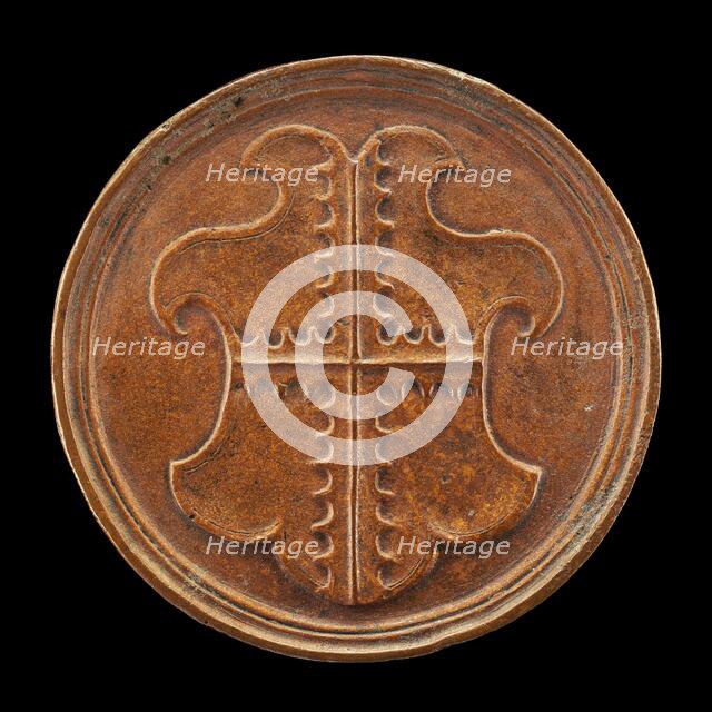 Arms of Gaudagni [reverse], early 16th century. Creator: Unknown.