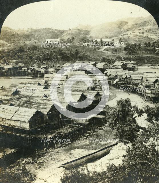 'The Village of Ela-Varia, British New Guinea', c1909.  Creator: George Rose.