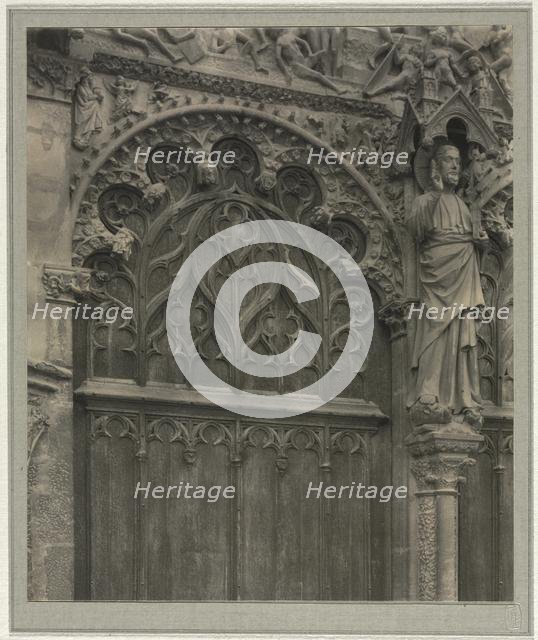 Bourges Cathedral: Crypt Under Nave, c. 1900. Creator: Frederick H. Evans (British, 1853-1943).