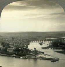 'Where the Moselle Enters the Rhine, Coblenz, Germany', c1930s. Creator: Unknown.