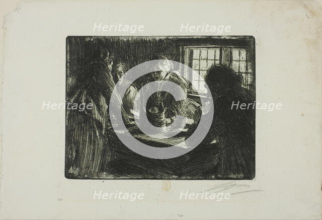 The Bride's-Maid, 1905. Creator: Anders Leonard Zorn.