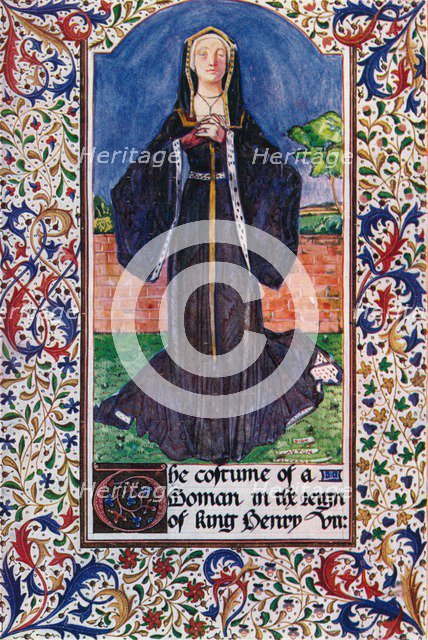 A Costume in the Reign of King Henry VII, 1907. Artist: Unknown