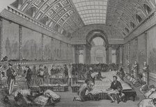 Franco-Prussian War (1870-1871): Central post office, installed in the Gallery of Battles of... 1871 Creators: Fernando Miranda, Manuel Ricord.