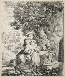 Flight into Egypt. Creator: Stefano Della Bella (Italian, 1610-1664).