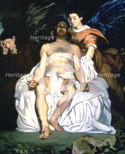 'The Dead Christ and the Angels', 1864. Artist: Edouard Manet