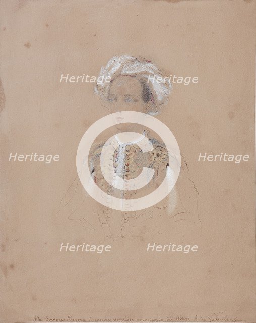 Portrait of Grand Duke Michael Nikolaevich of Russia (1832-1909), 1830-1840s. Artist: Valentini, Alexandre de (1787-1887)