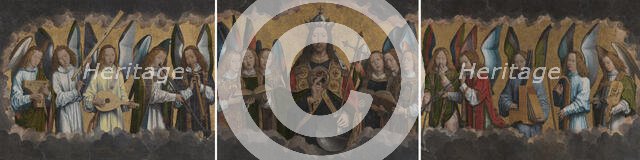 God the Father with Singing and Music-Making Angels, 1483-1494. Creator: Hans Memling.