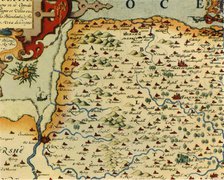 'Saxton's Map of Norfolk, 1574', (1944).  Creator: Christopher Saxton.