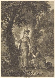 La fiancee du roi de Garbe: L'arbre. Creator: Louis Michel Petit.