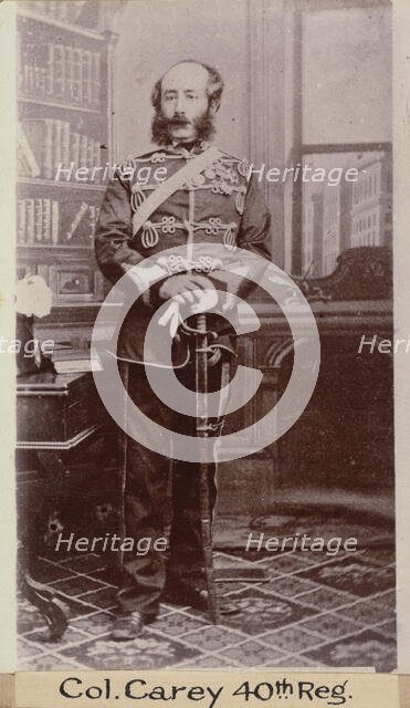 Col. Carey 40th Reg, c.1900. Creator: William Francis Gordon.