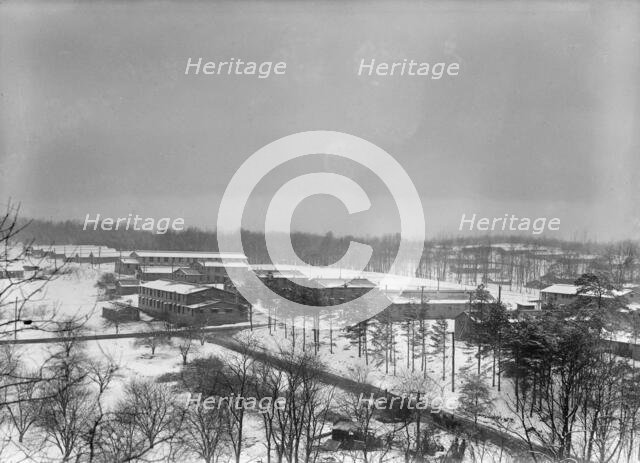 Camp Meade, Maryland - Winter Views, 1917. Creator: Harris & Ewing.
