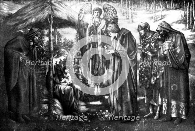 The Star of Bethlehem - by the late Sir E. Burne-Jones, 1898. Creator: Frederick Hollyer.