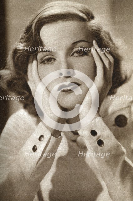 Katharine Hepburn, American actress, 1933. Artist: Unknown