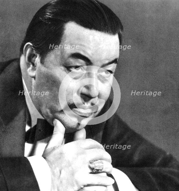 Warner Oland, Swedish actor, 1934-1935. Artist: Unknown