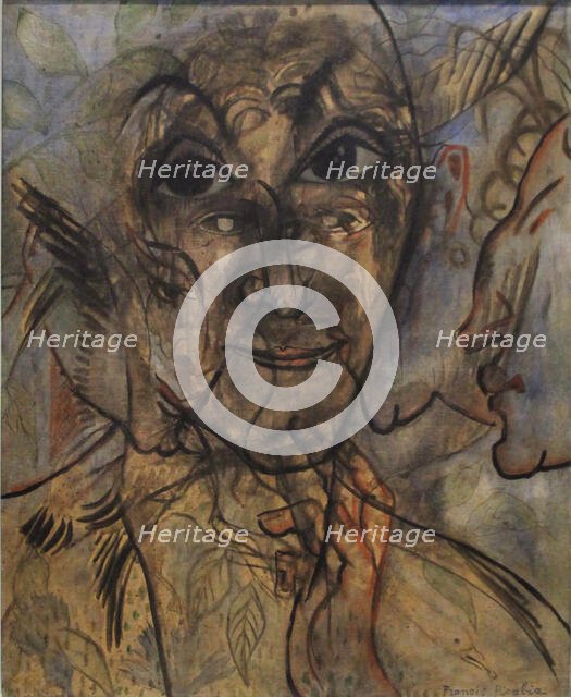 Portrait of Maria Lani, 1928-1929. Creator: Picabia, Francis (1879-1953).