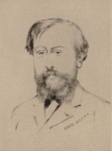 Portrait of the composer Léo Delibes (1836-1891).