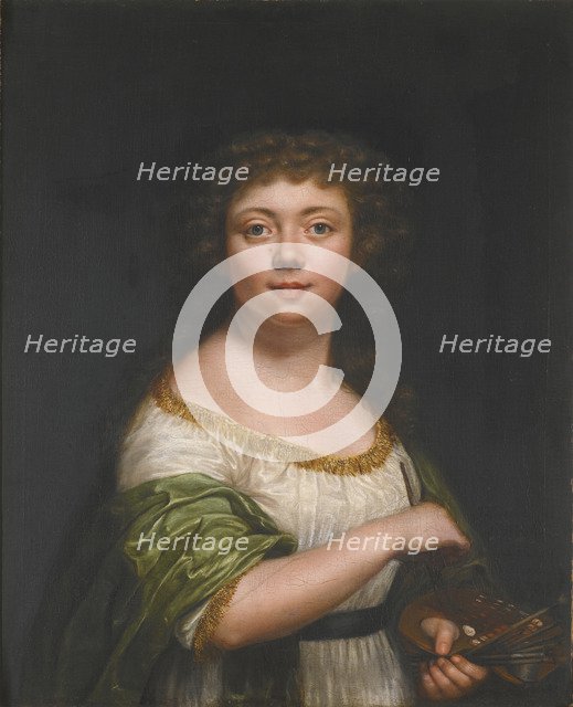 Self-portrait, aged twenty-one, 1793. Artist: Lisiewska, Friederike Julie (1772-1856)