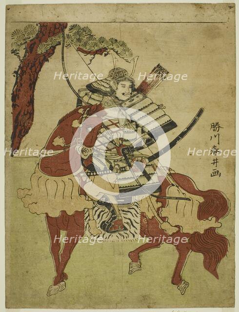 Warrior on Horseback, Japan, late 1780s or early 1790s. Creator: Katsukawa Shunsei.