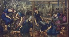 The Garden Court, 1875-1880. Creator: Burne-Jones, Sir Edward Coley (1833-1898).