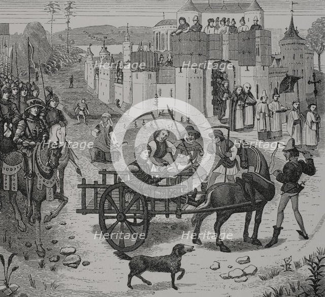 The Infante Ferdinand of Portugal, Count of Flanders, taken prisoner at the Battle of Bouvines...121 Creator: Unknown.