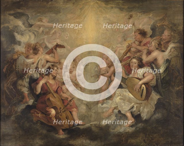 Music making angels, c1626.