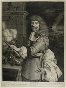 Portrait of Henri de Lorraine, Comte d'Harcourt, Horsemaster of France, 1667. Creator: Antoine Masson.