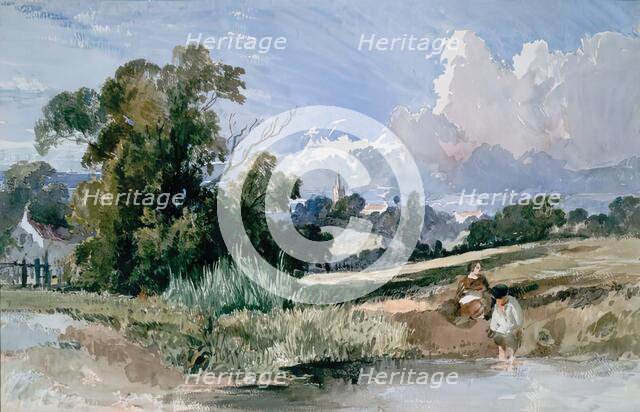 Landscape in North Wales, c1840s. Creator: David Cox the Elder.