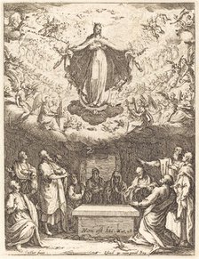 The Assumption of the Virgin. Creator: Jacques Callot.