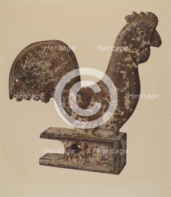 Counterbalance Rooster, 1938. Creator: Lloyd Charles Lemcke.