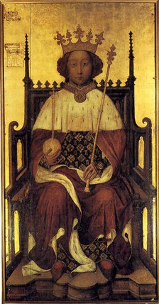 Portrait Richard II of England, ca 1390. Artist: Anonymous  