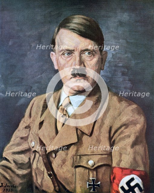 'Adolf Hitler', 1933. Artist: B von Jacobs