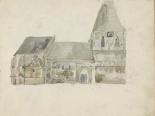 Side view of a church, 1822-1893. Creator: Willem Troost II.