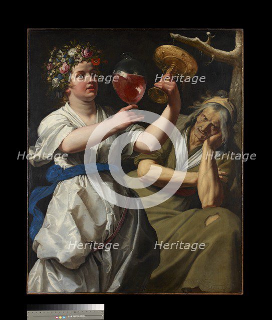 Allegory of Joy and Melancholy, 1628. Artist: Abraham Janssens.