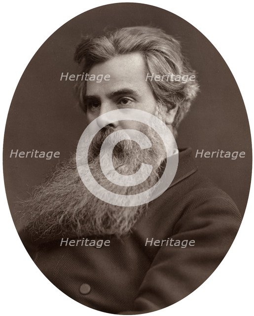 Thomas Woolner, RA, Professor of Sculpture at the Royal Academy, 1877.Artist: Lock & Whitfield