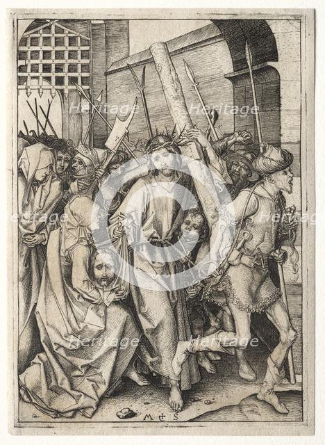 Christ Bearing the Cross. Creator: Martin Schongauer (German, c.1450-1491).