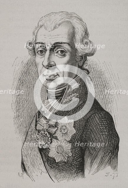 Aleksandr Suvórov, (1729-1800), Russian marshal, 1879.  Creator: Unknown.