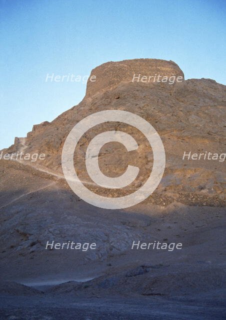 Zoroastrian Tower of Silence, Yazd, Iran, 2000. Creator: LTL.