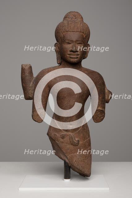 Bodhisattva Avalokiteshvara, Angkor period, 11th century. Creator: Unknown.