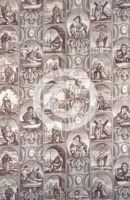 Panel (Furnishing Fabric), England, 1825-1875. Creator: Unknown.