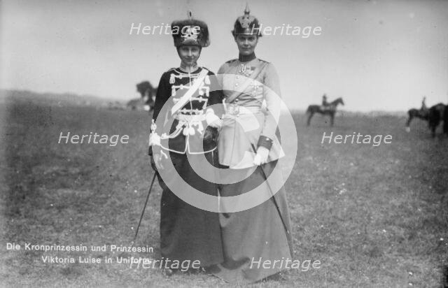 Princess Viktoria Luise and Crown Princess of Germany, between c1910 and c1915. Creator: Bain News Service.