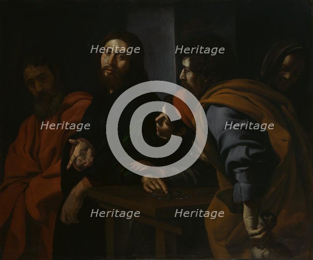 The Calling of Saint Matthew, ca. 1625-30. Creator: Giovanni Battista Caracciolo.