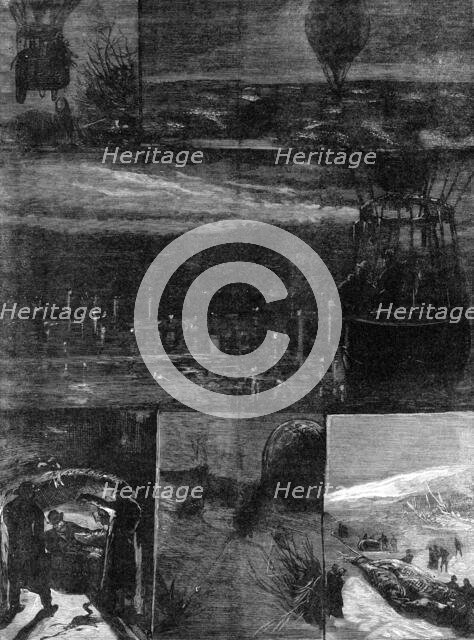 Through the Clouds by Day and Night, 1881. Creator: Unknown.