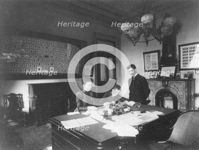 Treasury Dept. employees - Miss Tanner, 1890. Creator: Frances Benjamin Johnston.