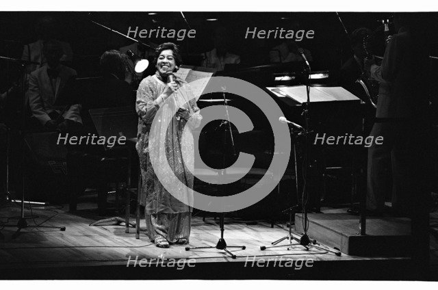 Adelaide Hall, Barbican, London, 1986. Artist: Brian O'Connor.
