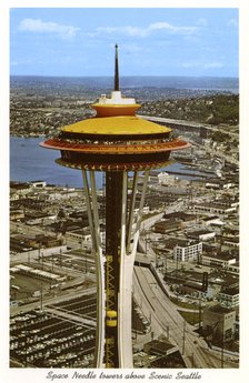 Space Needle, Seattle, Washington, USA, 1963. Artist: Unknown
