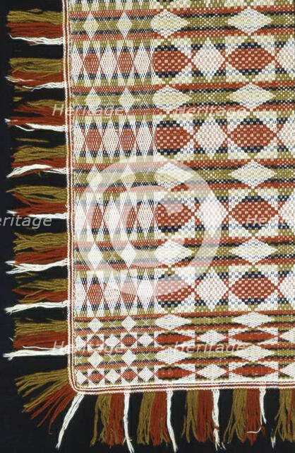 Coverlet, United States, 1820s/30s. Creator: Unknown.