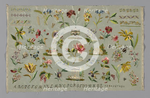 Sampler, Germany, 18th century. Creator: Unknown.