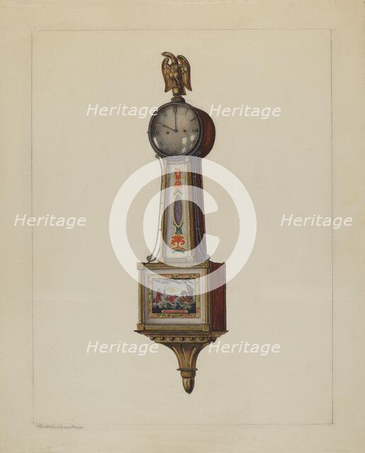 Banjo Clock, c. 1937. Creator: M. Rosenshield-von-Paulin.