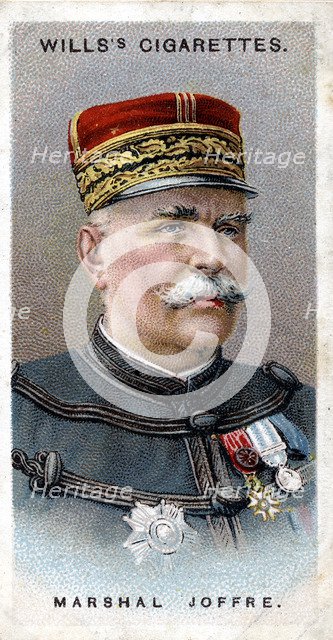 Joseph Jacques Cesaire Joffre, French soldier, 1917. Artist: Unknown