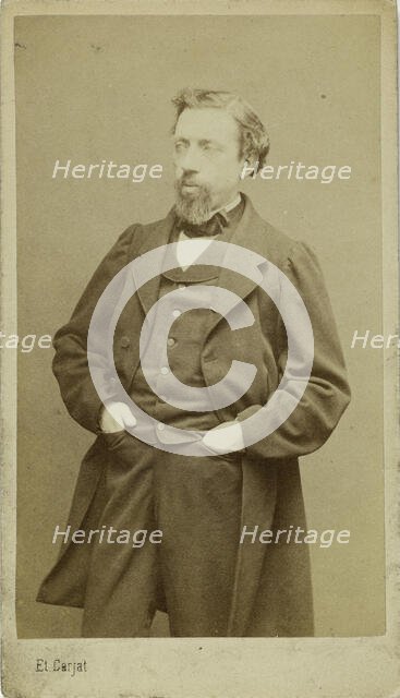 Portrait of the composer François-Auguste Gevaert (1828-1908), c. 1870. Creator: Carjat, Étienne (1828-1906).